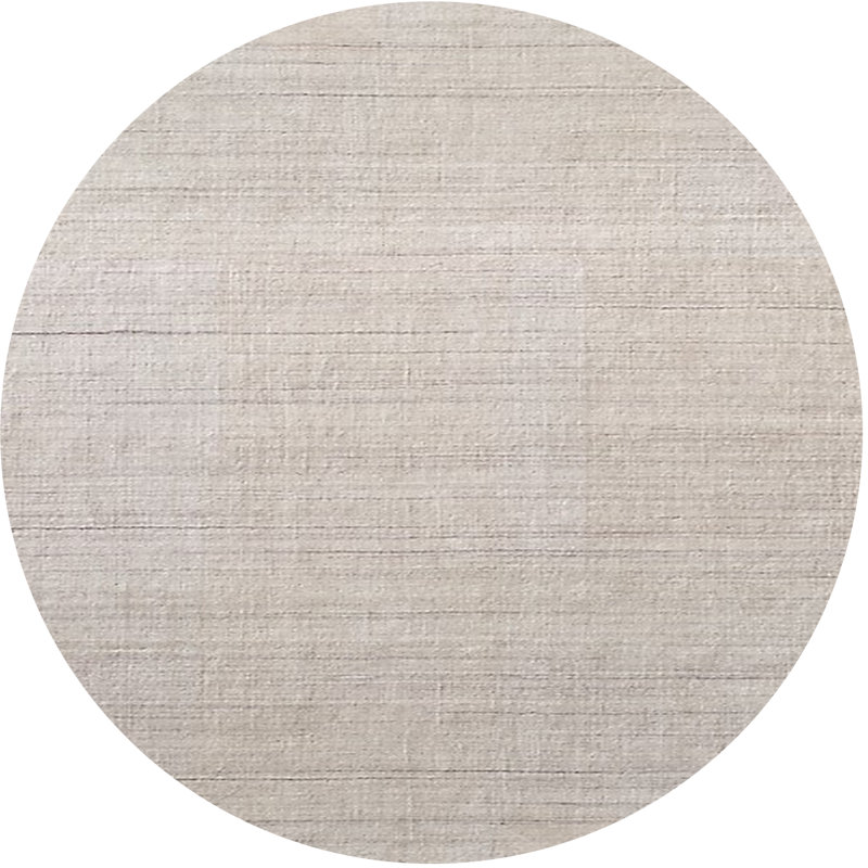 Tapis beige Jolyn, Rond 3 pi