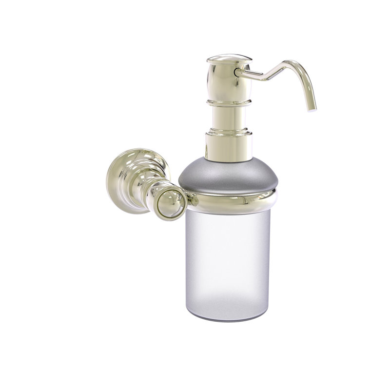 Distributeur de savon mural Freyja, Nickel poli