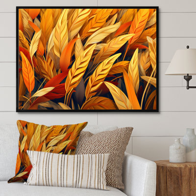 Golden Harvest Cord Field III sur toile