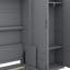 Opulent Queen-Sized Murphy Bed With Gracefully Integrated Wardrobe-484622077