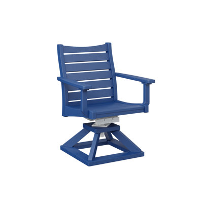 Chaise berçante pivotante Berlin Pacific Bristol Blue