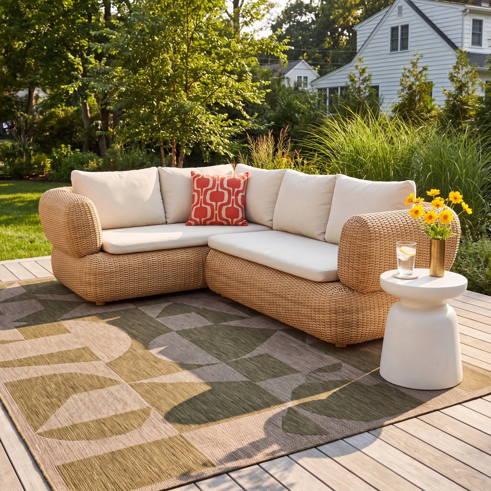 99" Patio Sectional