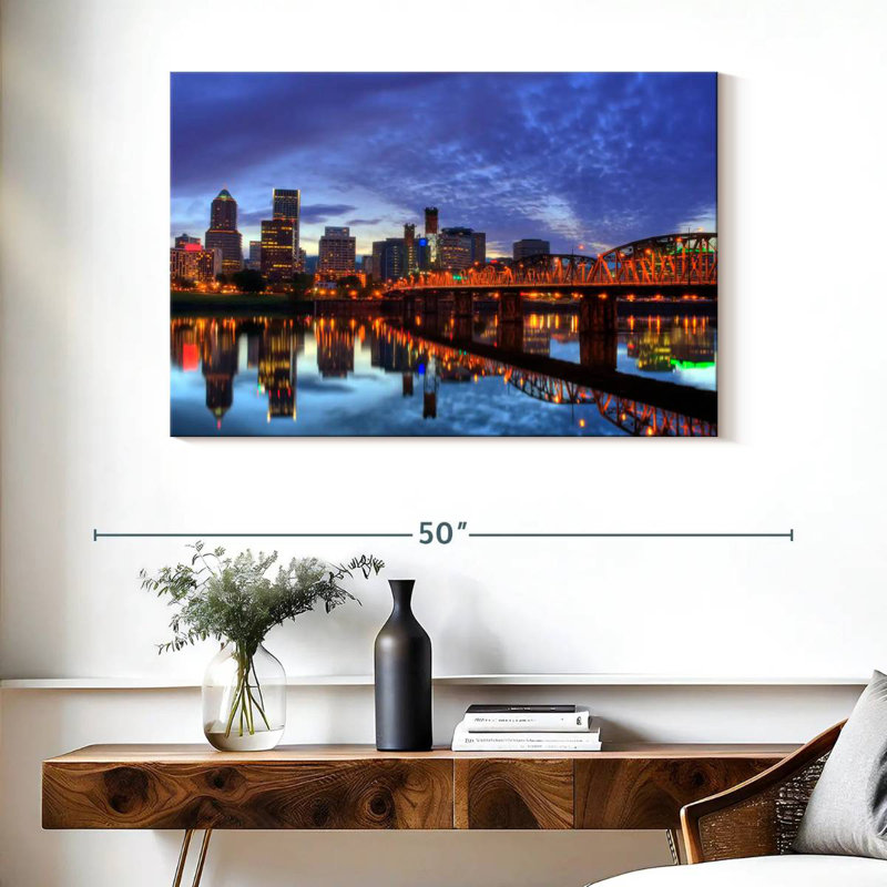 Pont Sirci Hawthorne à Portland, H 26 po x l 39 po