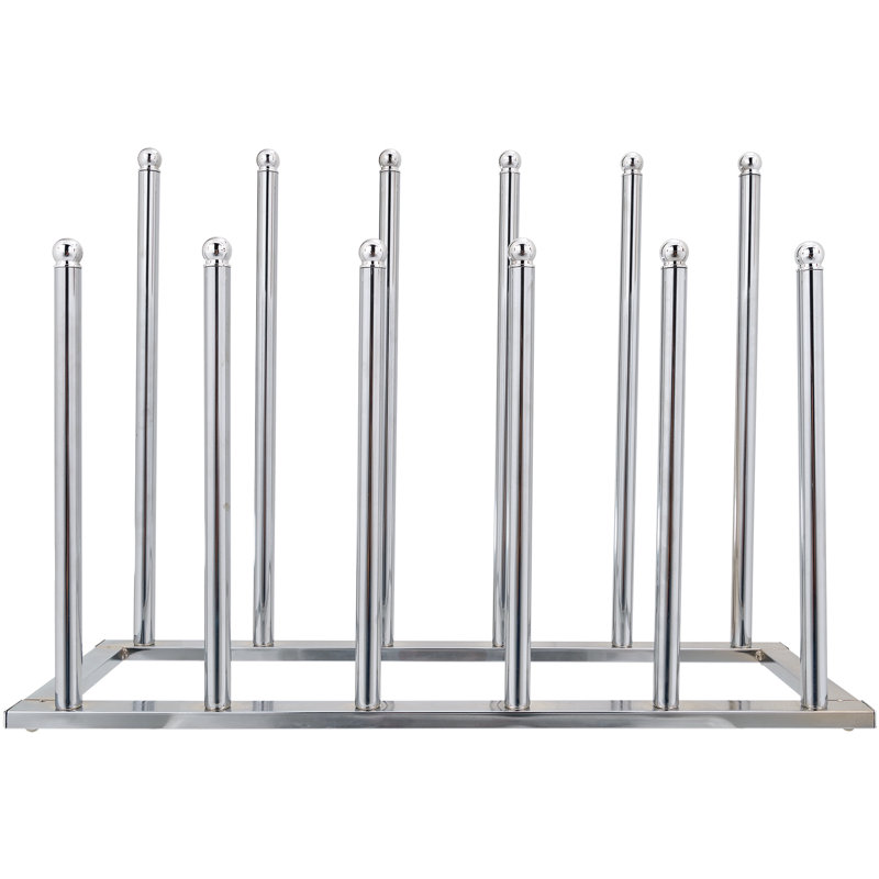 6 Pair Boot Storage, Silver