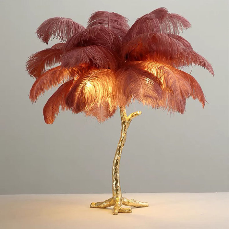 Geniah Resin Novelty Lamp, Brown
