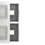 Jaymar Vanity & Mirror Set-1060279416