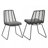 Transitional Style Chair Set Of 2