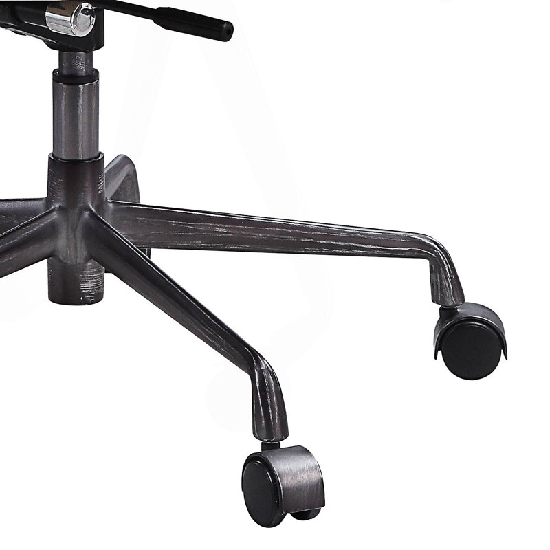 Chaise de bureau pivotante à 360 degrés, Brun