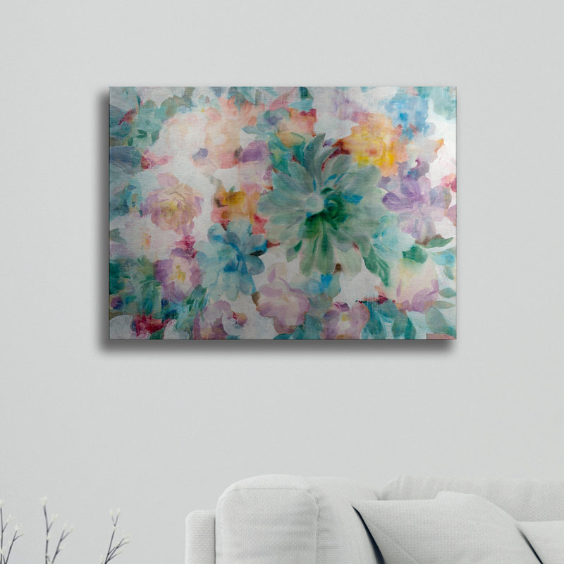 « succulent fleurs crop »-impression, H 16 po x l 22 po x P 1 po, Sans cadre