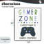 Tout est sous contrôle Gamer Zone, estampe numérique, conception par Elizabeth Tyndall-2122957764-2122957767