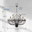 Lustre noir 47 po