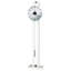 Alina II 77.75'' Metal Floor Clock