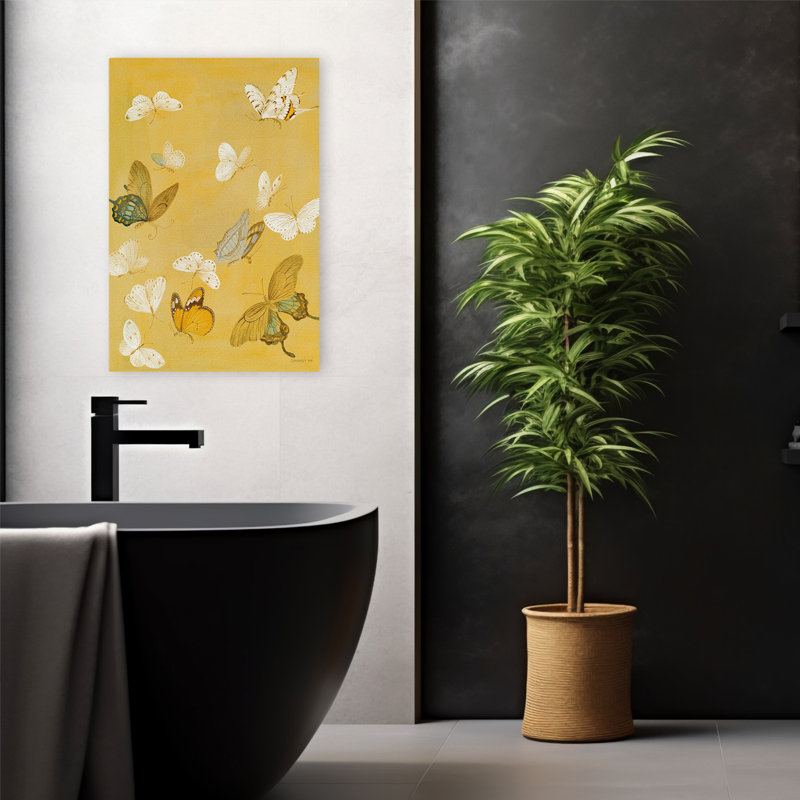Papillons de style bohémien rustique et rustique, H 24 po x l 16 po