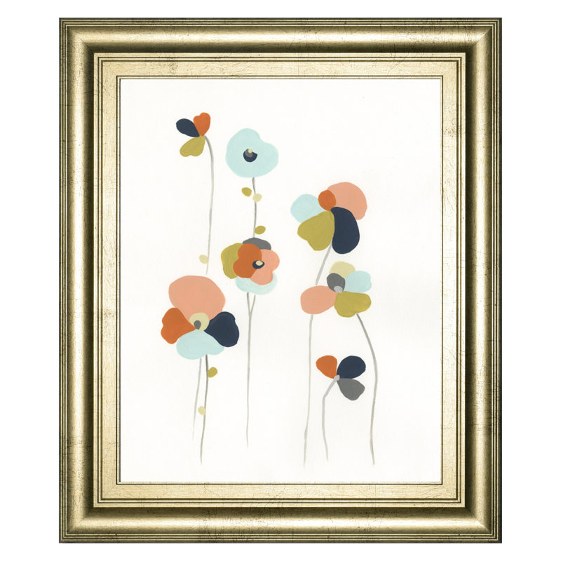 Art mural modulaire Bouquet III - 22 po x 26 po - Cadre doré