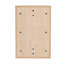Meuble-lavabo blanc de 48 po, fixation murale, portes à fermeture douce, 2 petites tablettes de rangement, meuble-lavabo moderne de style étonnant, monté, tablettes de fermeture