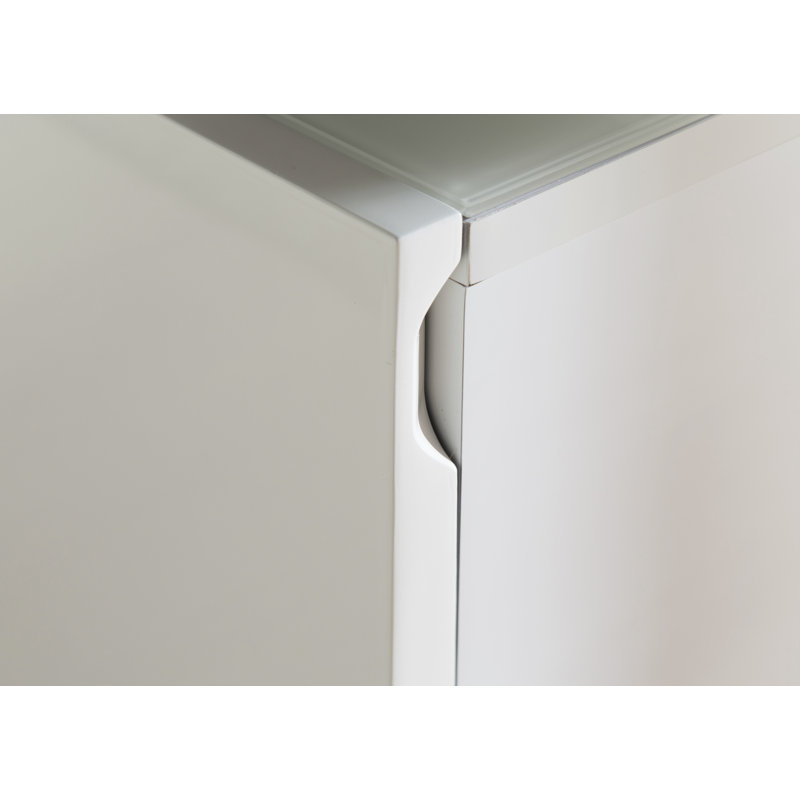Tatjana Unfinished TV Stand for TVs up to 60", White