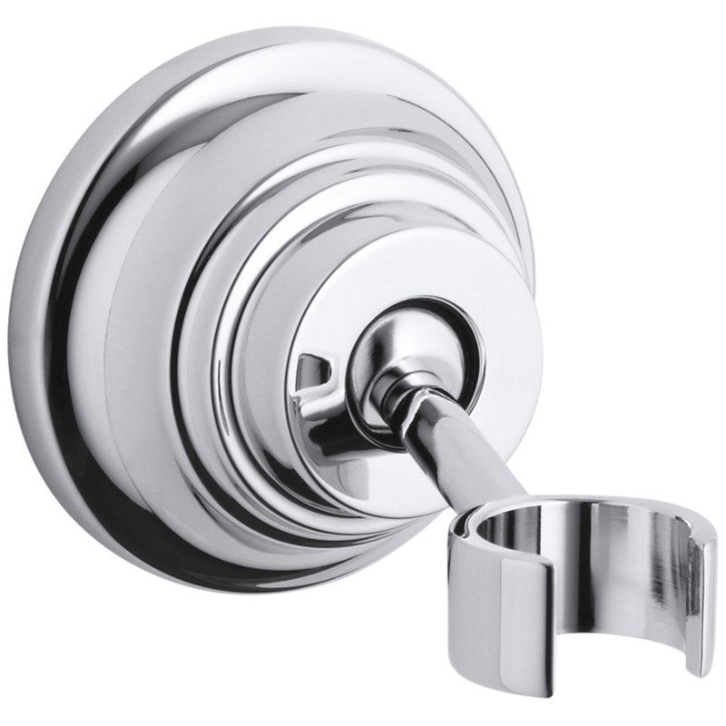 Bancroft Adjustable Wall-Mount Handshower Holder, Polished Chrome