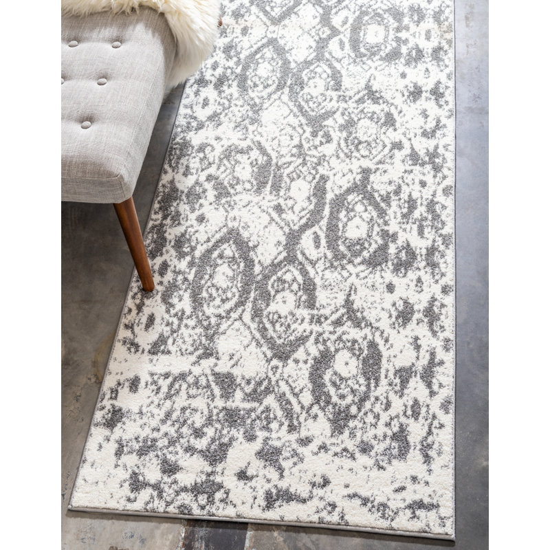 Walmoor Ikat Indoor Rug, Runner 2'7" x 10'