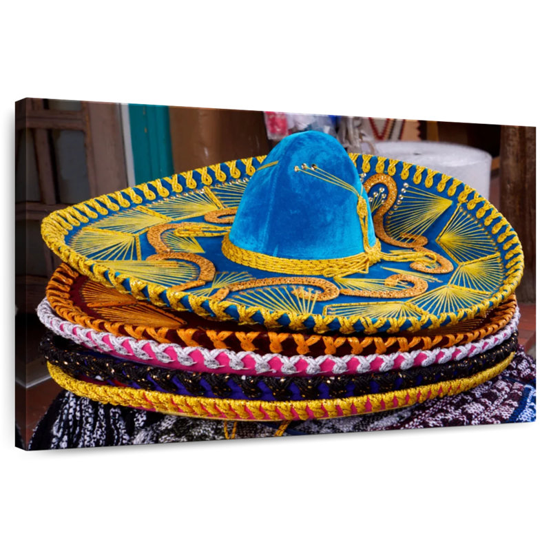 Kavia Mexican Sombreros, 32" H x 48" W