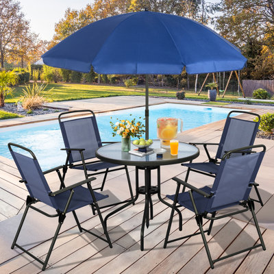 Ashlene 4-Person Outdoor Patio Dining Set