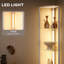 162cm Veneered Column Floor Lamp-1821526943