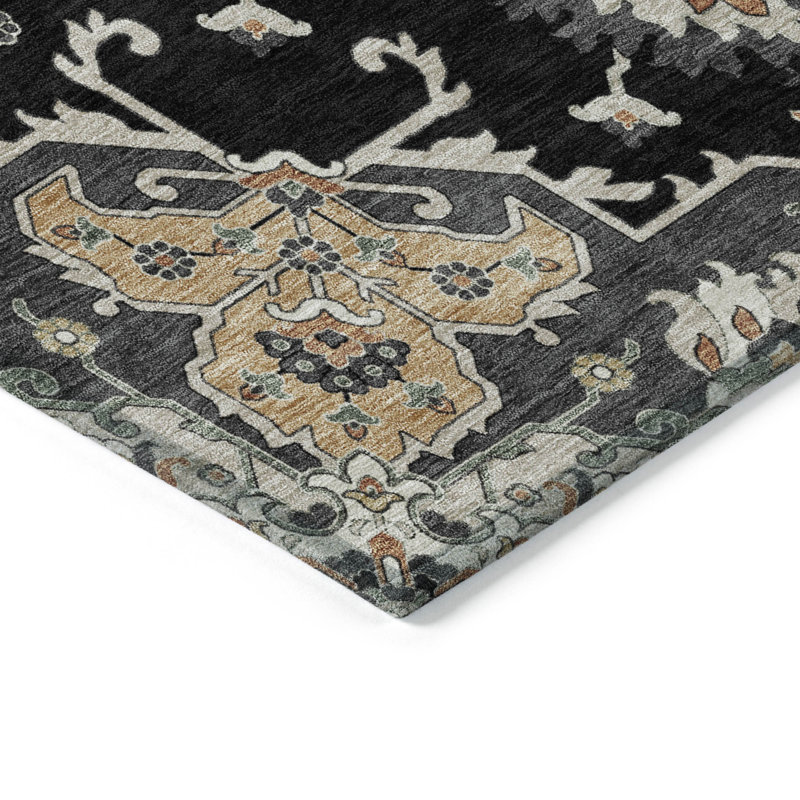Tapis intérieur / extérieur Husby ACN2194 Global, Rectangle 2 pi 6 po x 3 pi 10 po