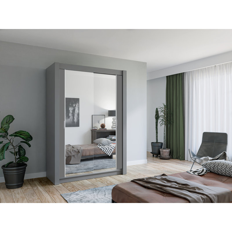 Armoire Chico, Gris, H 85 po x l 59 po x P 24 po