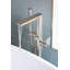 Skylar Free Standing Exposed Tub and Hand Shower Set-93497587