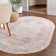 Tapis oriental rose poudré Leea