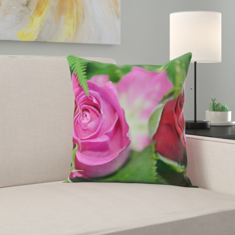 Microsuede Throw Pillow