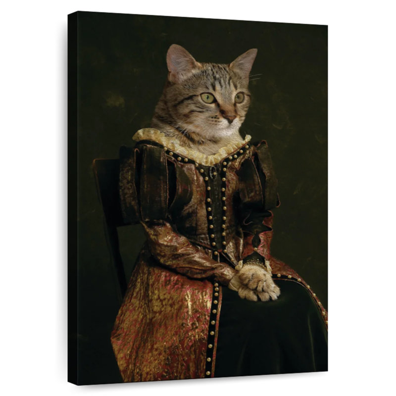 Ketti Aristocratic Cat, 24" H x 16" W