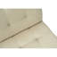 Chaise de salle à manger, hauteur 37 po, ensemble de 2, rembourrée, salle à manger, cuisine, tissu crème, bois massif gris, transitionnel-330125552