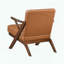 Fauteuil d'appoint en bois d'hévéa massif, similicuir et mousse enveloppée de dacron-1224820872-1224820873