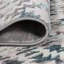 Tapis gris / turquoise Gehlert-953783283