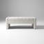 Banc de rangement rembourré moderne avec siège capitonné, banc de repose-pieds en tissu multi-usage, charnière de sécurité à fermeture en douceur, structure robuste, sièges confortables avec espace de rangement