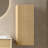 12" Wall-Mounted Floating Striped Bathroom Vanity Side Cabinet with a Door and a Shelf-675843090-675843091