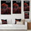 Pieuvre rouge de Murman sur le plancher océanique II - reproduction sur toile-87344606-87344614
