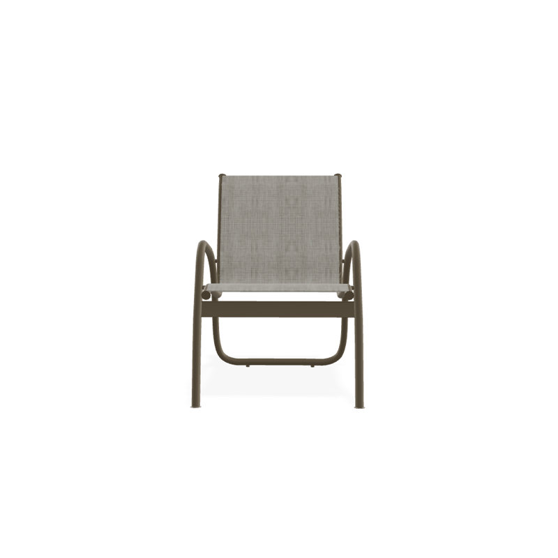 Fauteuil de patio Gardenella, Bois de plage texturé, Fumée