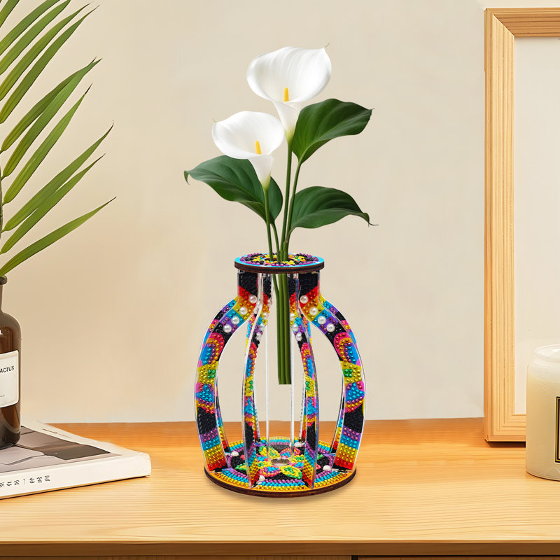 DIY Diamond Painting Vase Kit