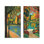 Retiro Parks Beautiful Lakes - Green Madrid, ensemble de 2 reproductions d'art mural en métal