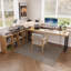 Bureaux en bois massif en L Burlywood-107625009-107625007