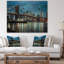 Paysage urbain «Brooklyn Bridge and Skyscrapers» - impression-35059304-35059314