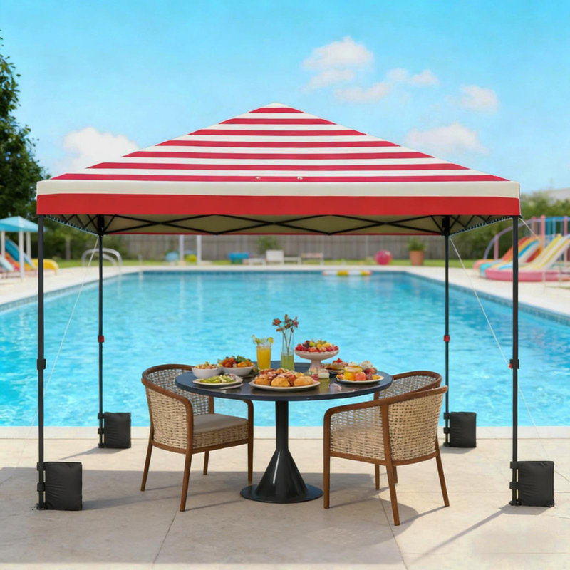 Abri à auvent pratique, tente escamotable portative pratique pour l'extérieur, Colorful