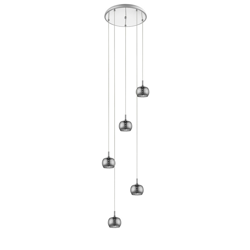 Bia 5 - Light Chrome Cluster Pendant