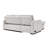 Serta® Hayden 89.4” King Convertible Sofa Chaise with Dream Coils® FingerGuard® Hidden Storage USB Power Ports Woven Fabric-124876166