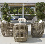 Dynasty Outdoor 5 - Piece Dining Set with Cushions