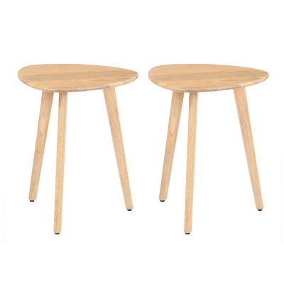 Axel Solid Wood End Tables