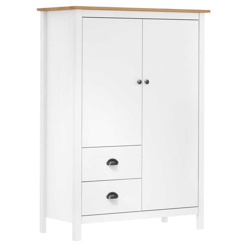 Gaughan 2 Door Solid Wood Wardrobe