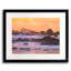 Coastal Rocks Sunset Print by Bruce Heinemann