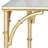Modern & Durable Aslind Coffee Table –Slim Faux Bamboo Frame with Crossbar Stretcher at Home, Office